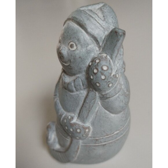 Vintage Isabel Bloom Snowman  Sculpture Signed and Dated 2000 - Picture 4 of 16